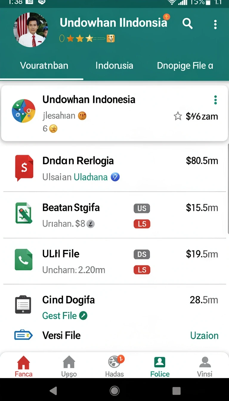 Tampilan utama aplikasi Review Aplikasi goal55 yang intuitif dan efisien.