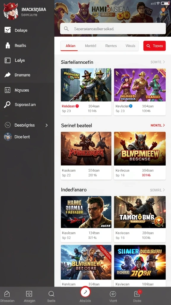 Tampilan utama aplikasi Review Aplikasi senior4d yang intuitif dan efisien.