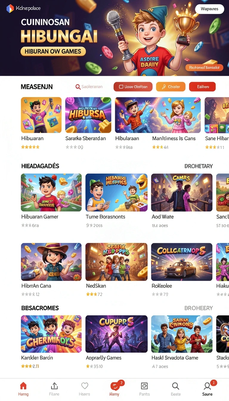 Tampilan utama aplikasi rajatoto88 App APK Terbaru yang intuitif dan efisien.