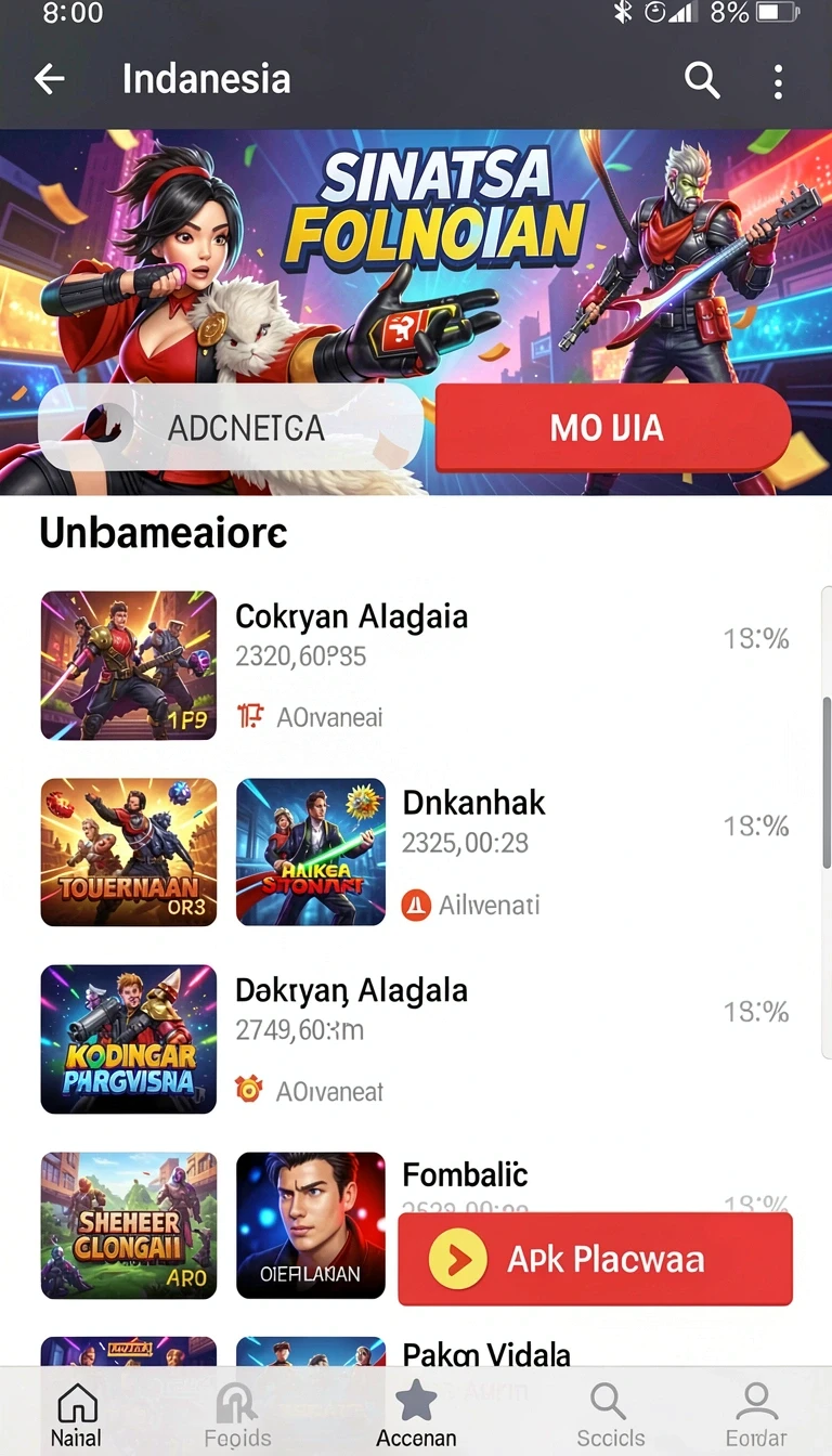 Tampilan utama aplikasi Review Aplikasi atm138 yang intuitif dan efisien.
